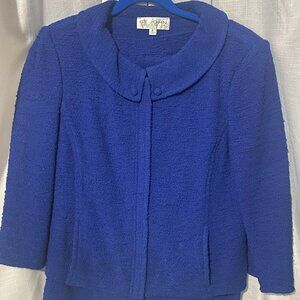 St John Royal Blue Suit 6